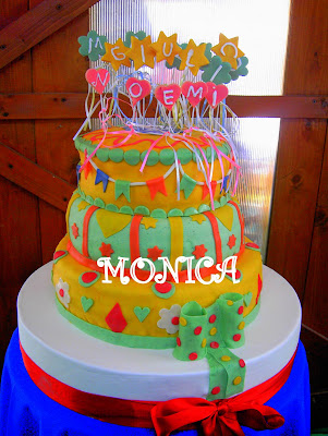 Monica Torte E Dolci Decorati Torta A Piani Italiana Dentro Americana Fuori