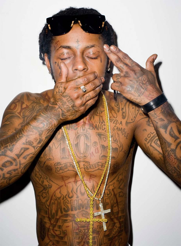 Lil Wayne is clearly a huge fan of the Green Bay Packers football team.