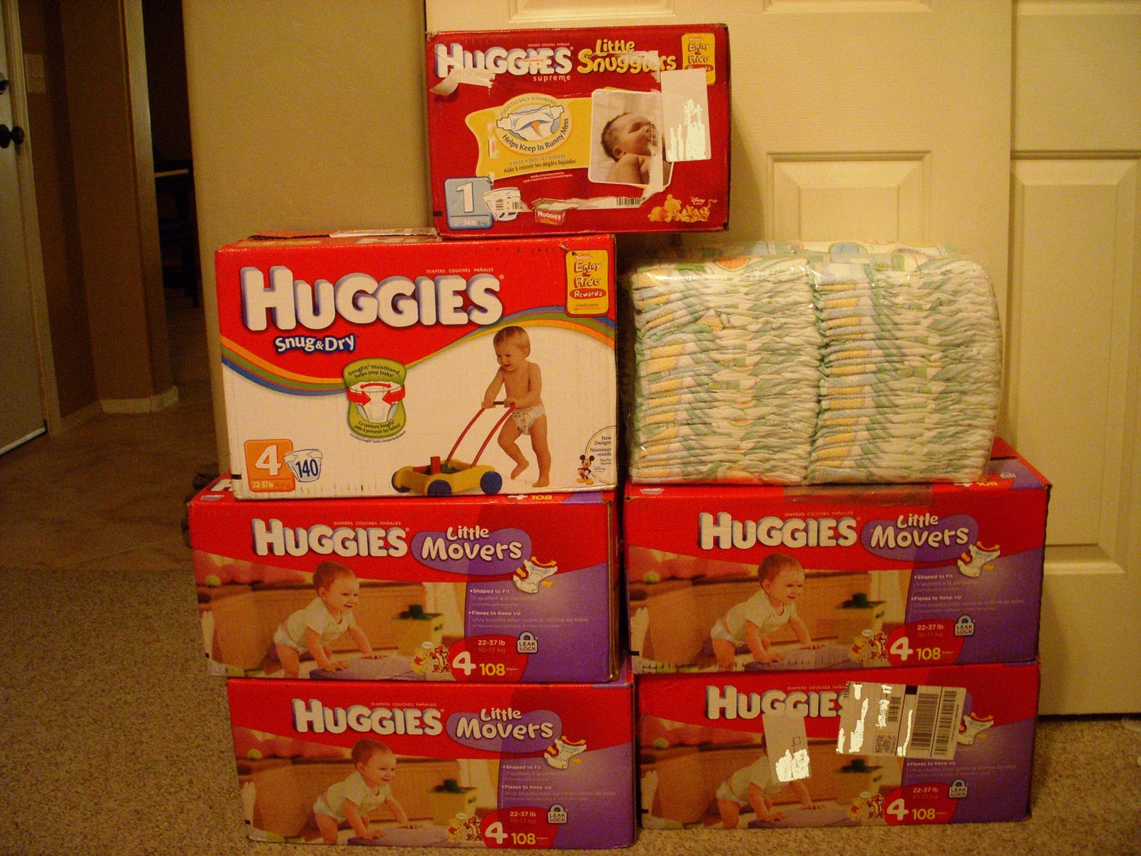 ARIZONA SAVINGS They're Here! 7 boxes of free Huggies diapers!