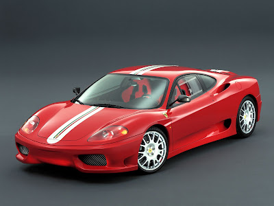 Red Ferrari Car Desktop Wallpaper