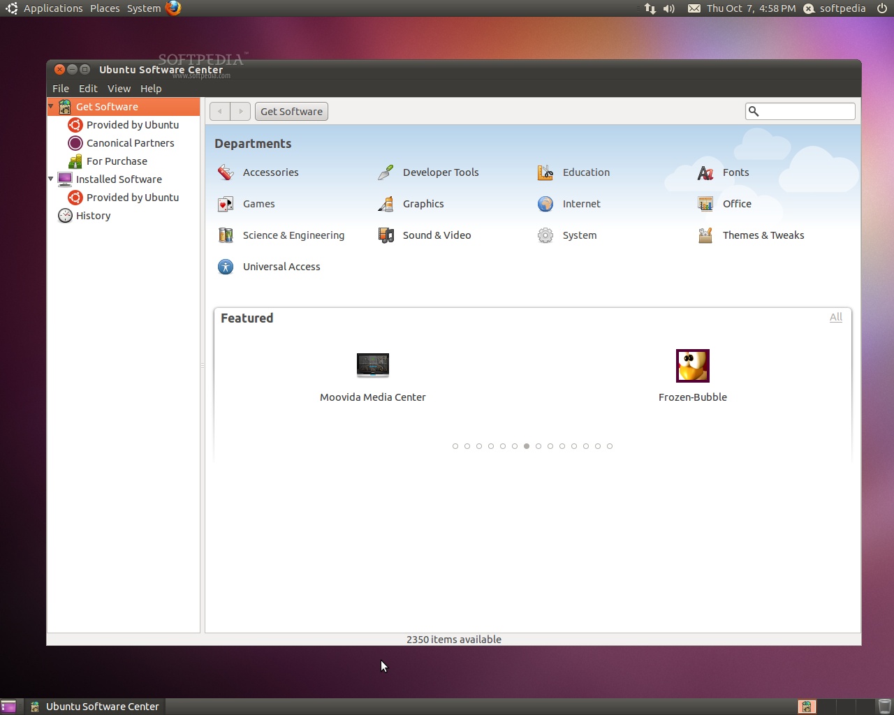 Ubuntu 10.10 netbook i386.isrrent