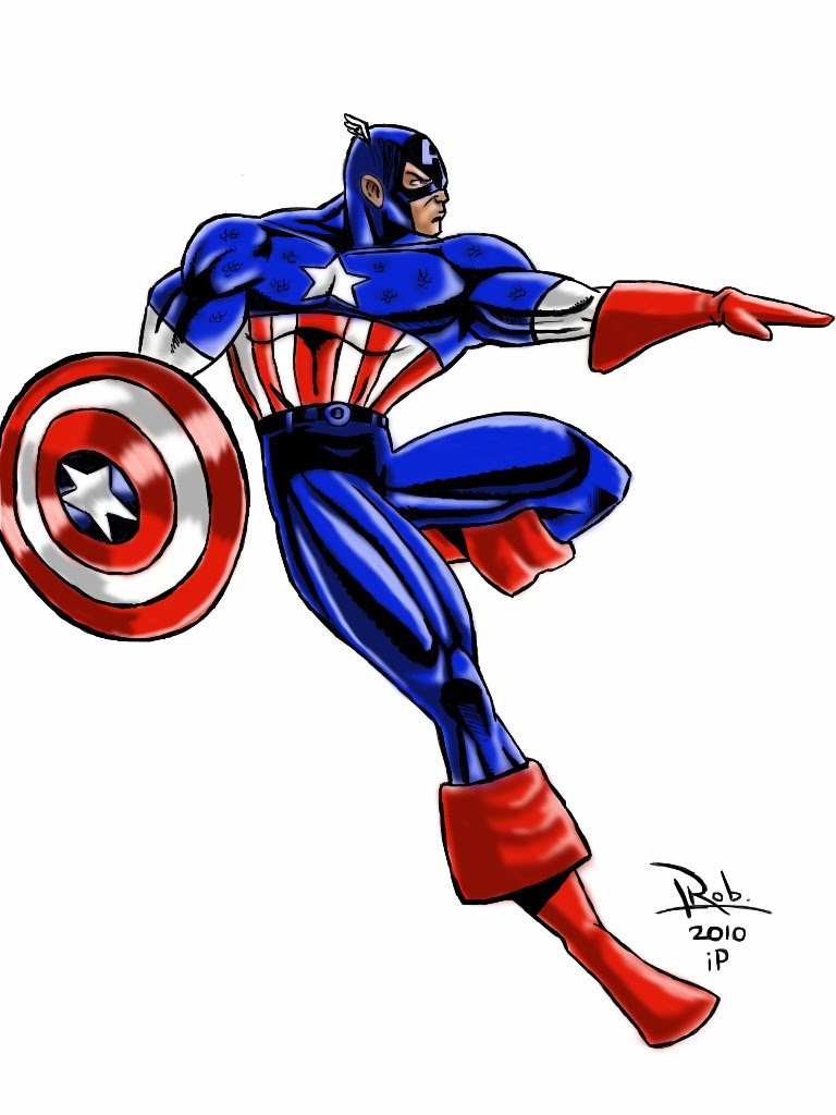 Dibujos del Capitán América (Marvel) | en Picturalia
