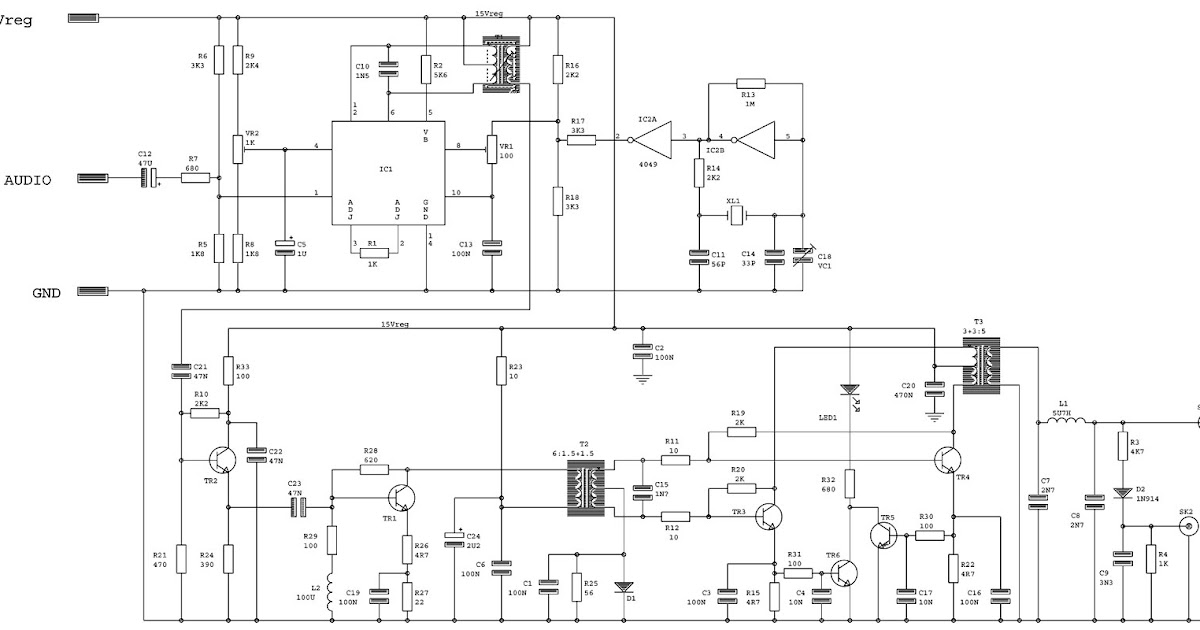 Rf Circuits 1w Am Transmitter