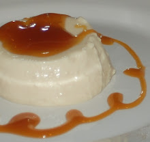 Coconut Panna Cotta with Passion Fruit Caramel