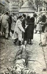 Будапешт,1956 год,казнь сотрудников госбезопасности. 