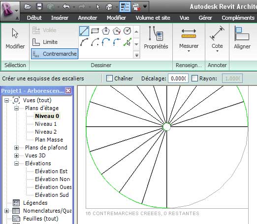 escalier helicoidal revit