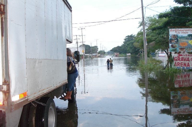El problema de las Inundaciones Tabasco. Inundaciones Villahermosa