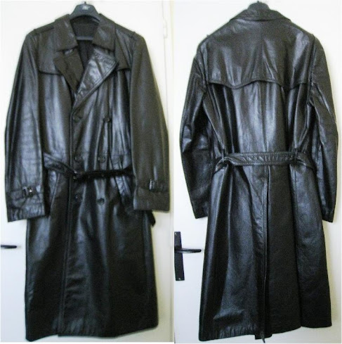 Manteau cuir huilé