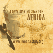 The price of 2 mochas can save lives in Africa.