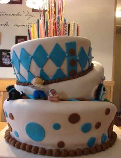 My Cake Hobby: 90th Birthday cake