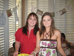 The hostesses of the shower - Angie and Tiffany