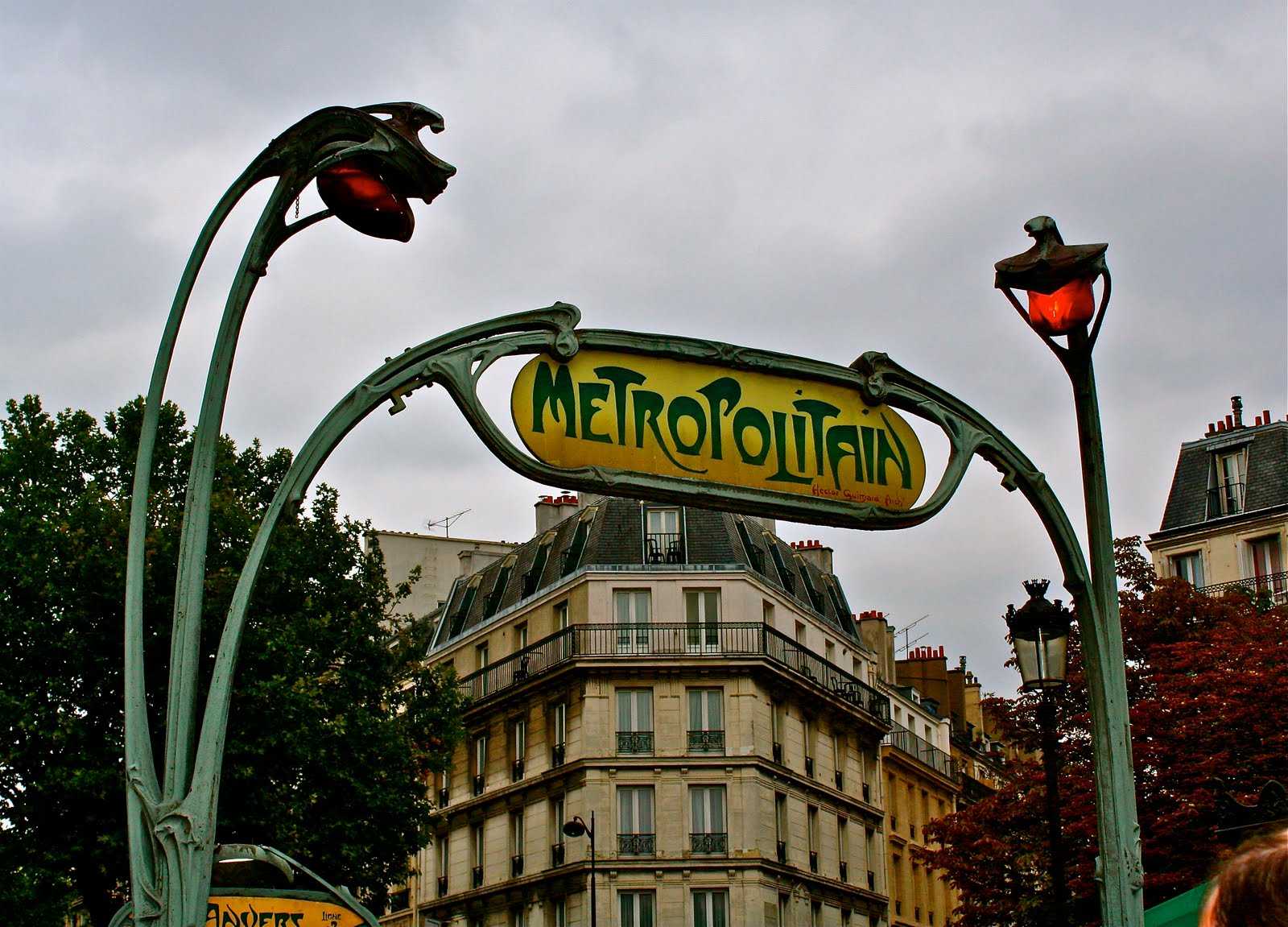 Paris Metro Sign