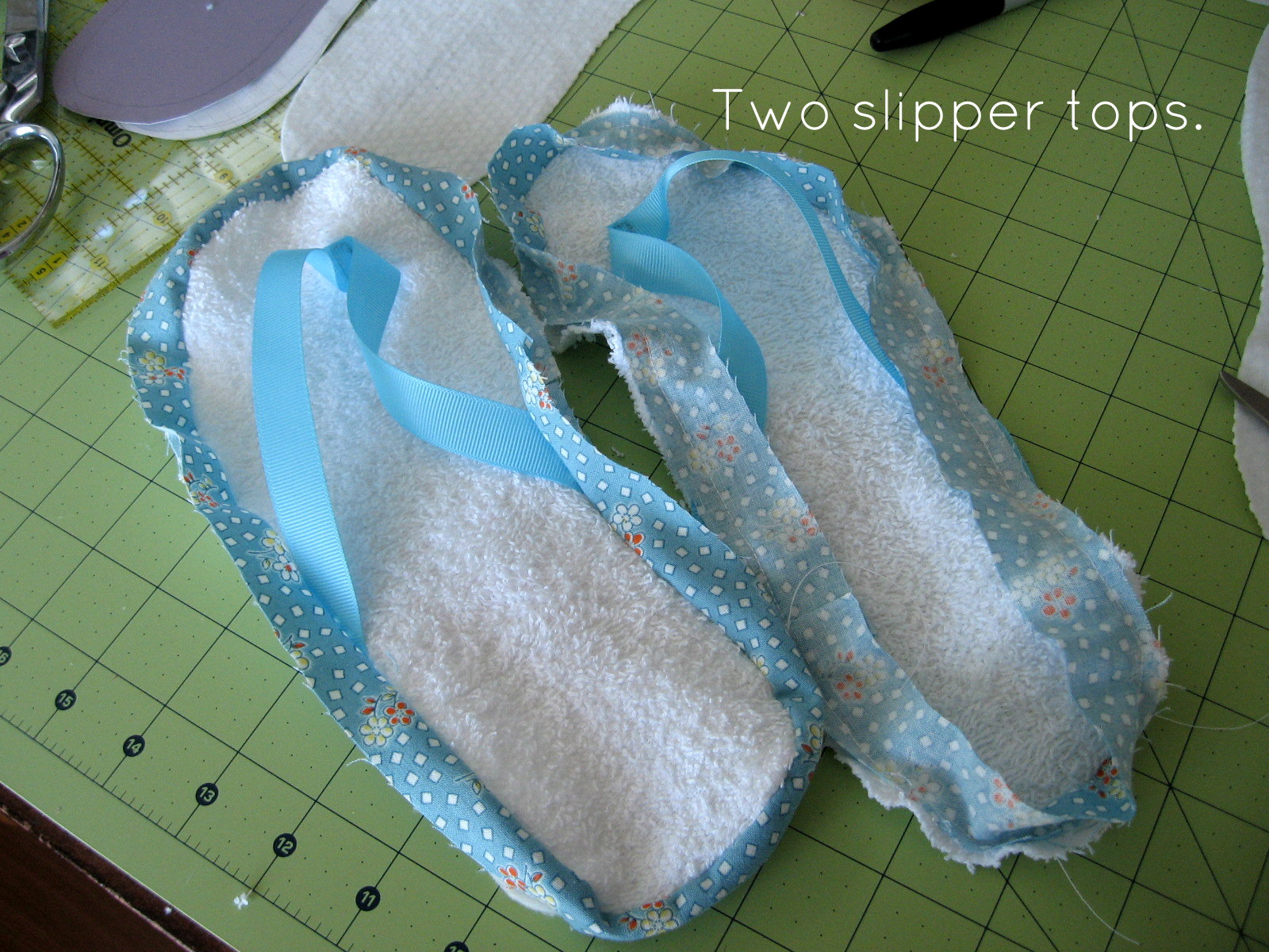 Pickup Some Creativity Spa Slipper Tutorial
