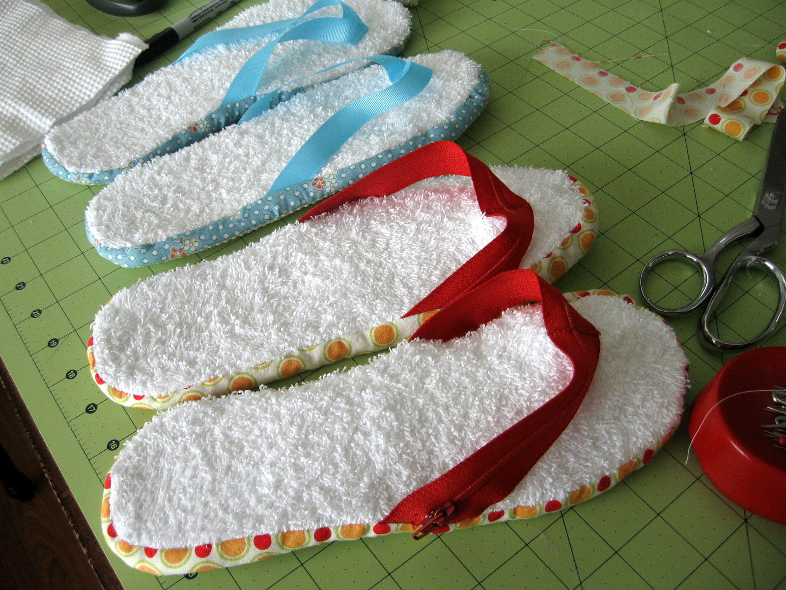 Pickup Some Creativity Spa Slipper Tutorial