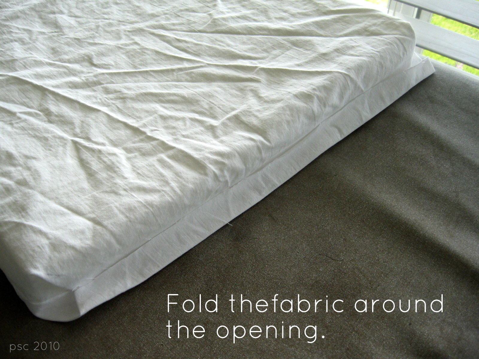 Pickup Some Creativity Doll Crib Mattress and Sheet Tutorial