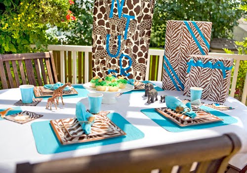 Decoraciónes de safari para cumpleanos - Imagui