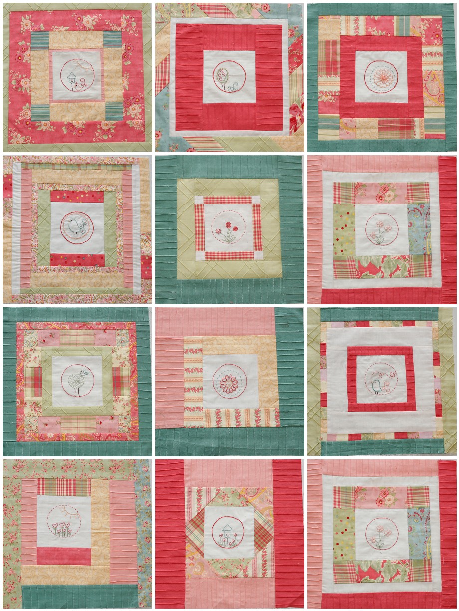 Embroidery Blocks Coriander Quilts