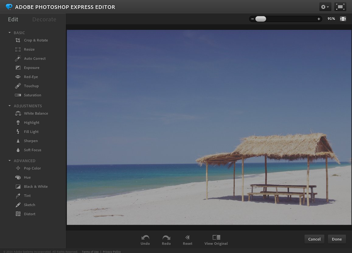 All Things Related to the Online Photoshop Tool: Photoshop Express