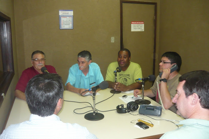 Jacinto presente no debate de 2h na Rádio Difusora AM de Bagé sobre os oito anos do governo Lula