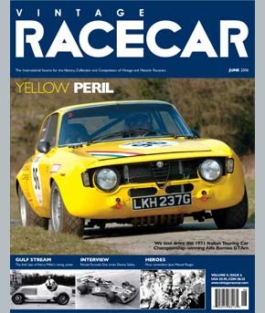 1971 Alfa Romeo Gtam Tribute Vintage Race Car Magazine