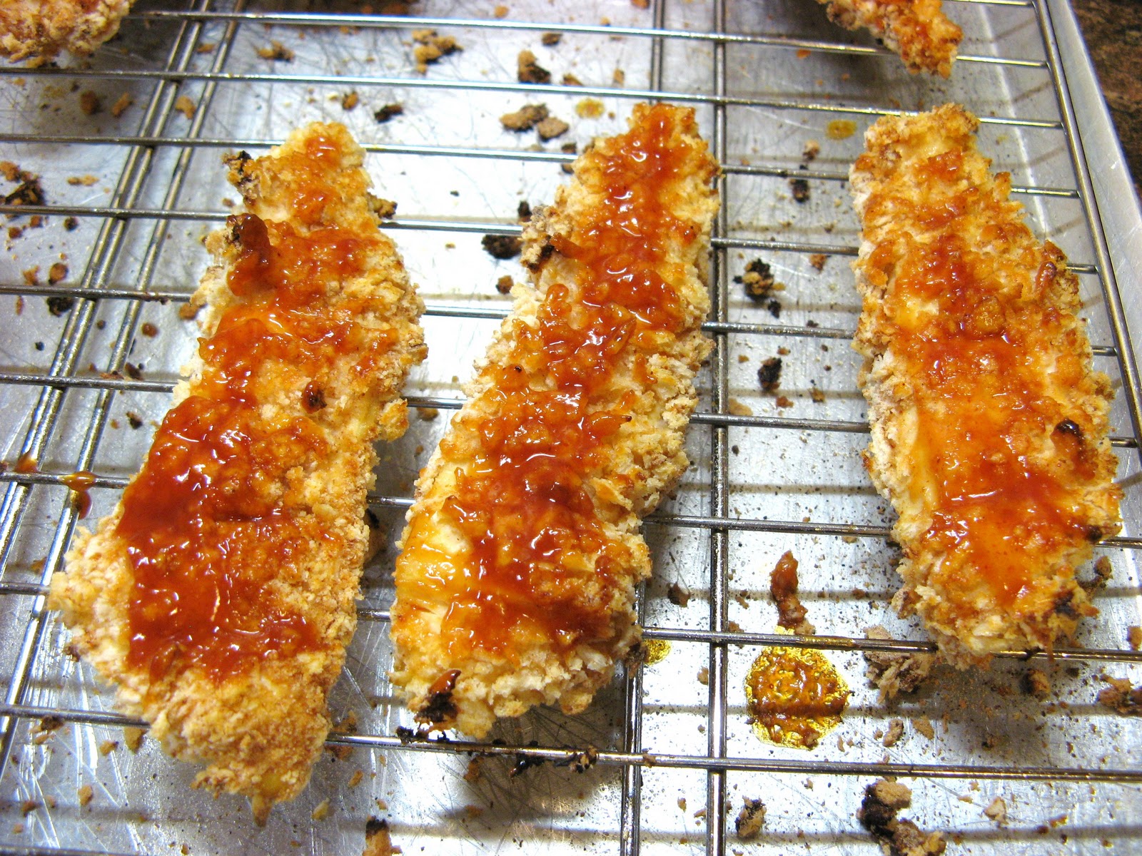 The WellFed Newlyweds Crispy BBQ Chicken Fingers
