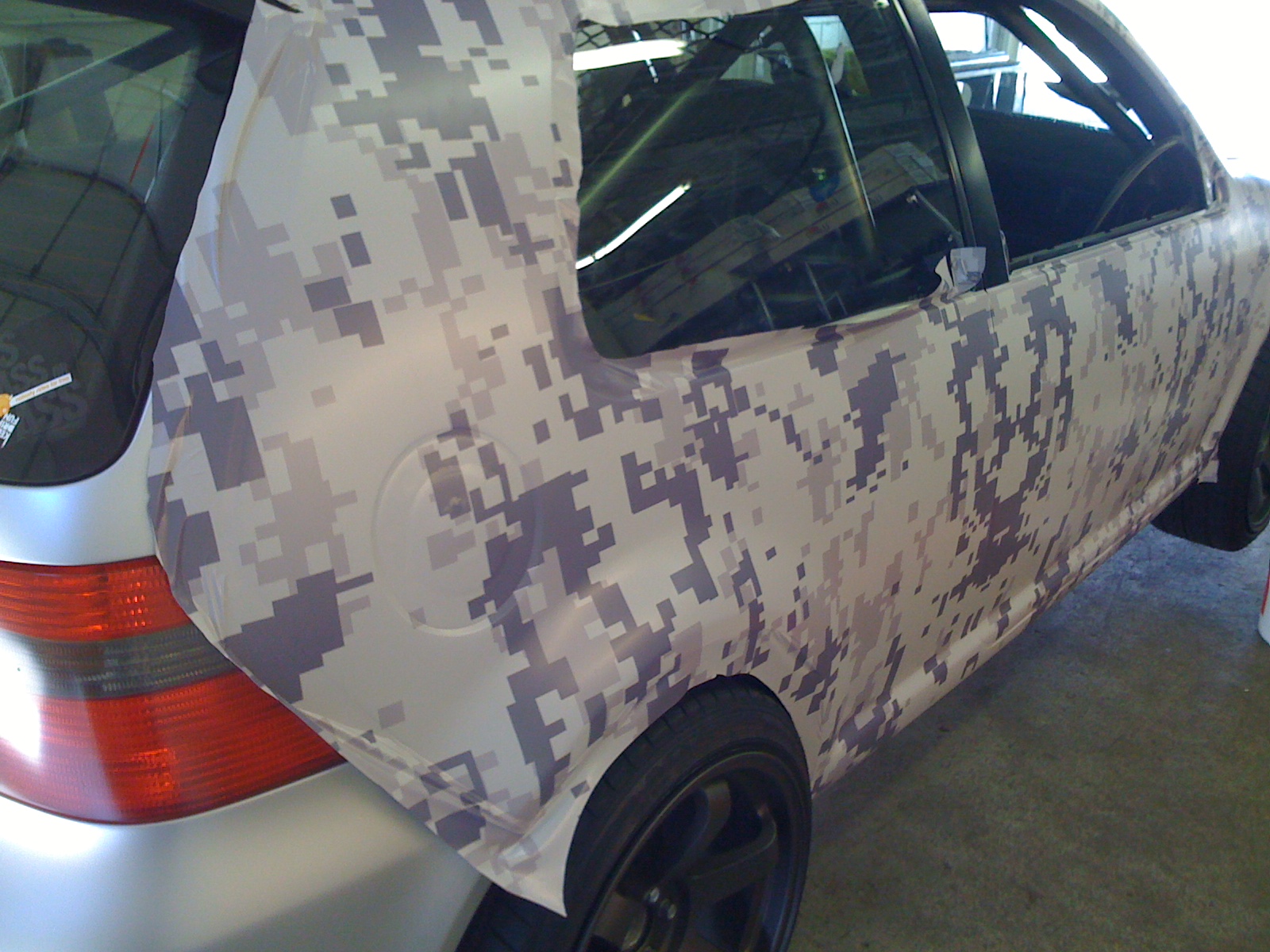 ink and octane! Vinyl wrap (digital camo)