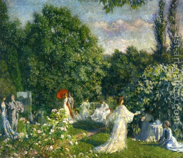 a garden party
