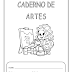 Capa Caderno de Artes - Turma da Mônica