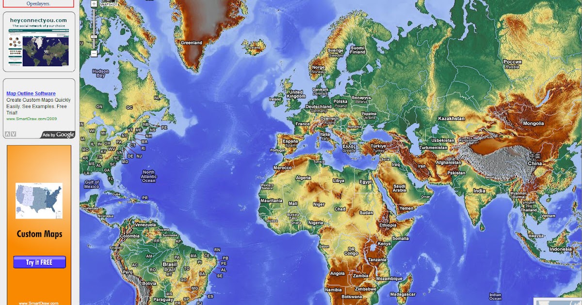 Landkartenblog: märz 2009 Landkartenblog: maps-for-free zeigt echte Google Map Reliefkarte