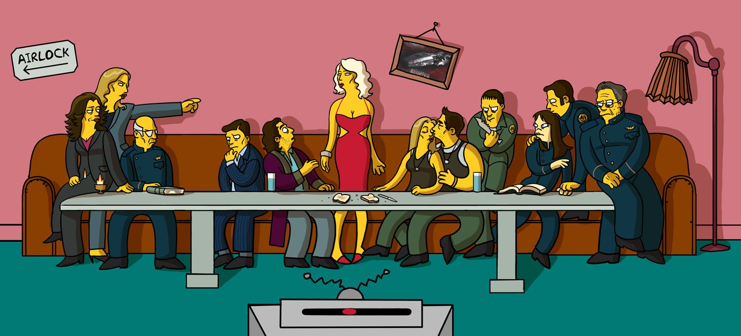 La Ultima Cena (Version los Simpson) Taringa!