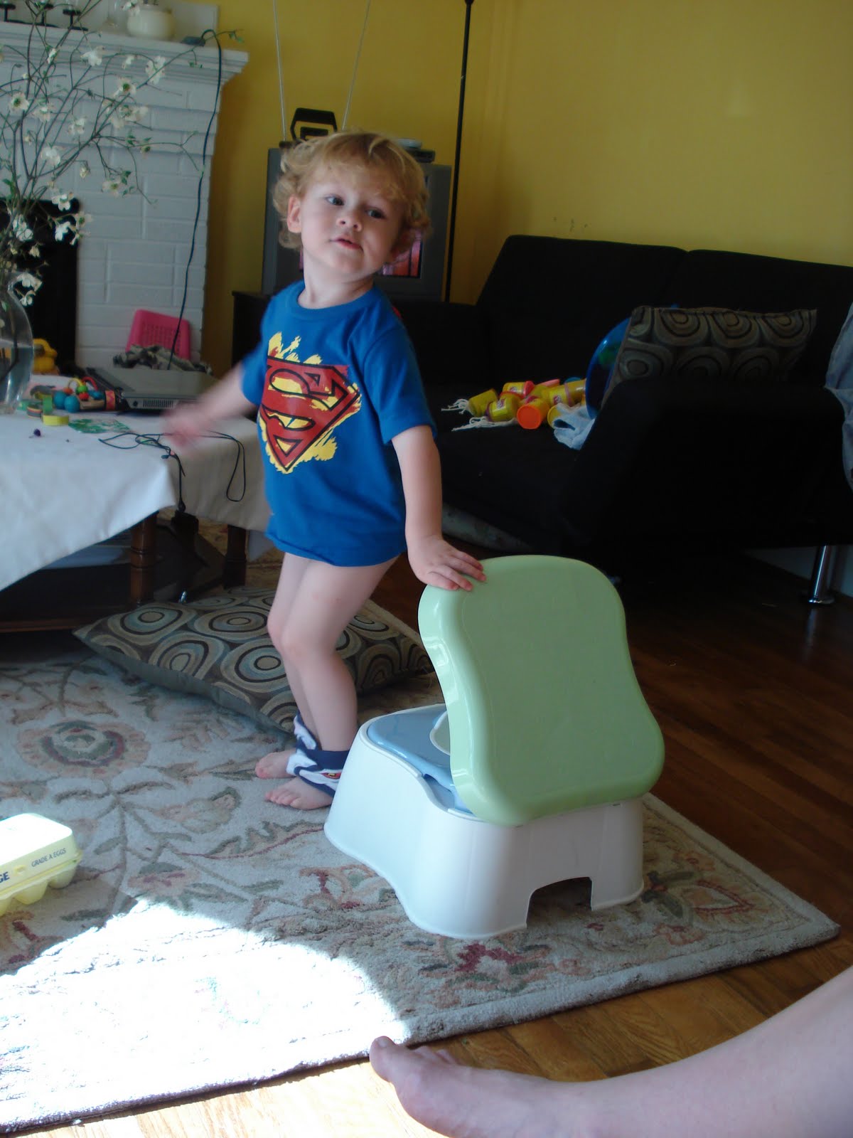 Joey, Charissa, Max and Will All Aboard The Potty Train