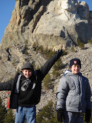 Mikey and Colin at Mt. Rushmore