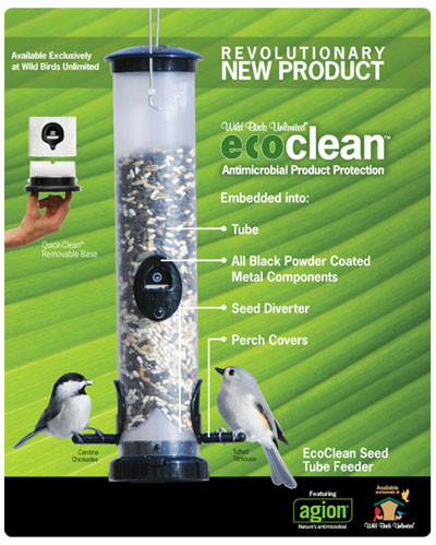 Wild Birds Unlimited on Wild Birds Unlimited  New Antimicrobial Bird Feeders Exclusively At