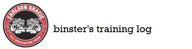 binster's training log