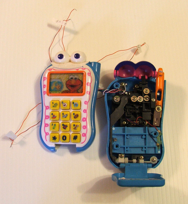 Moxie Industries Circuit Bent Elmo's World Talking Cell Phone