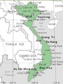 Carte du Viêt Nam