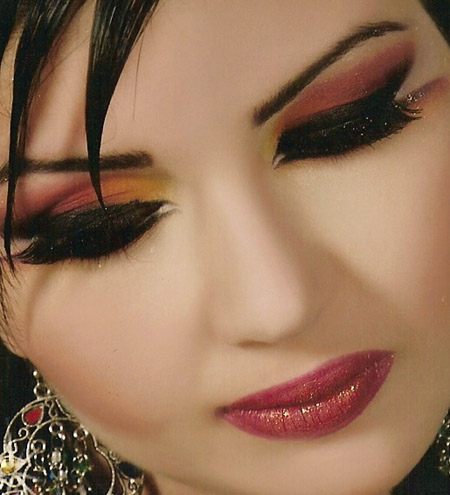 indian eyes makeup. Beautiful Fashion Eye Makeup