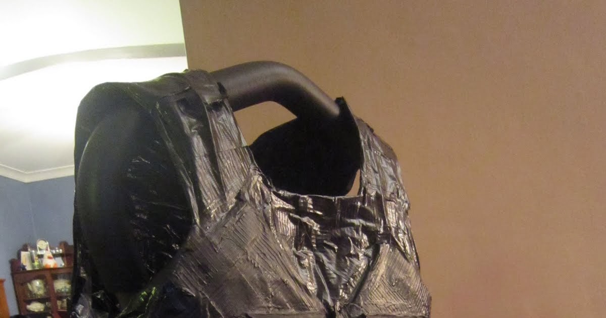 Chuck Does Art DIY (do it yourself) Batman Costume Chest Plate