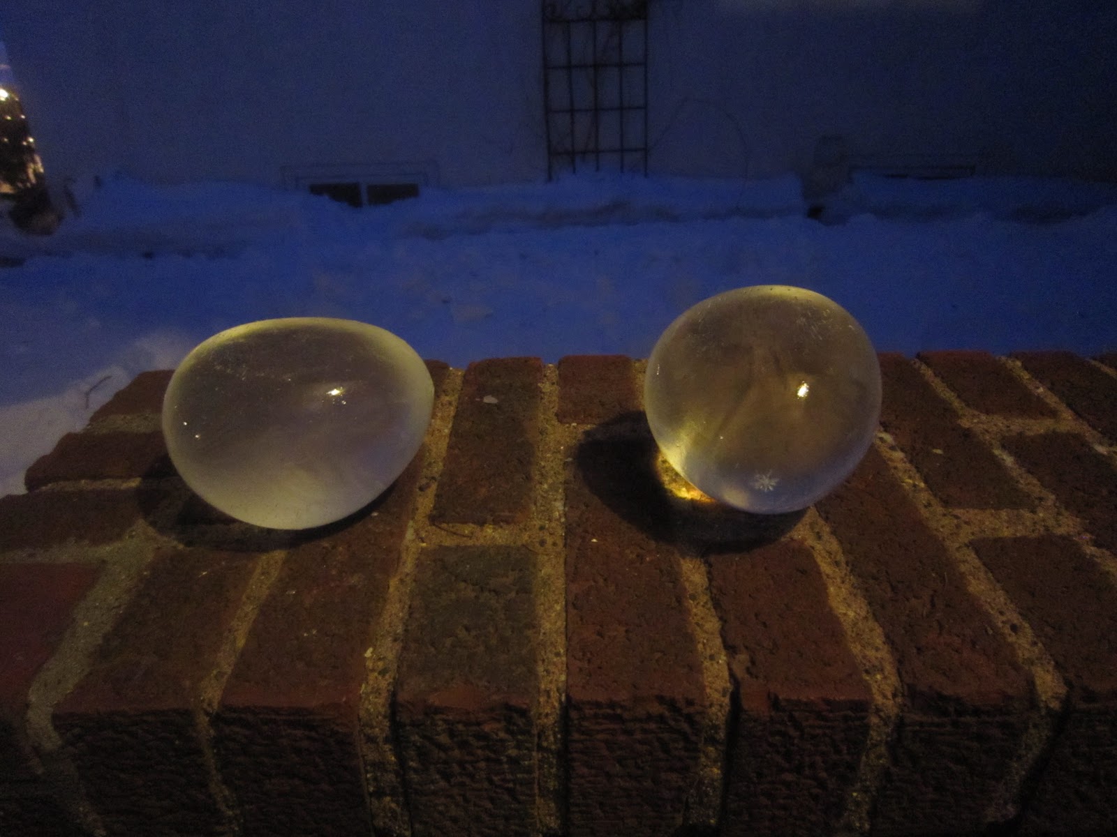 Chuck Does Art DIY Water Balloon Ice Candle Holders (Luminaries)