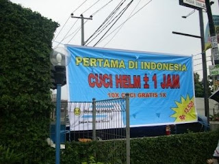 bisnis cuci helm