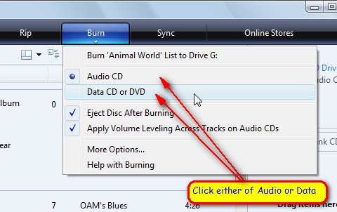 How To Burn A Data Disk In Vista