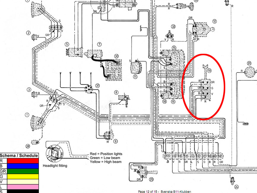 Citroen Traction Avant Wiring Diagram