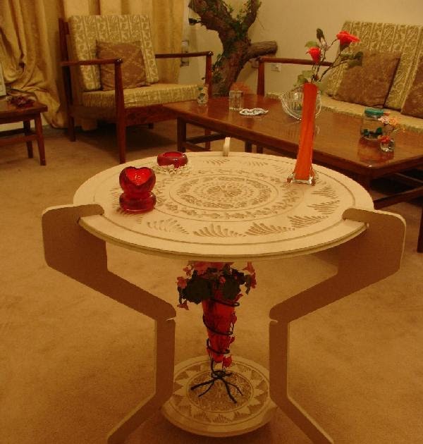 My DIY Projects: CNC Carved MDF Table