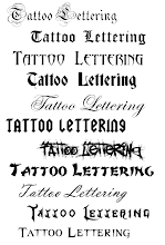 GET THE NAME WITH TATTOO LETTERING!