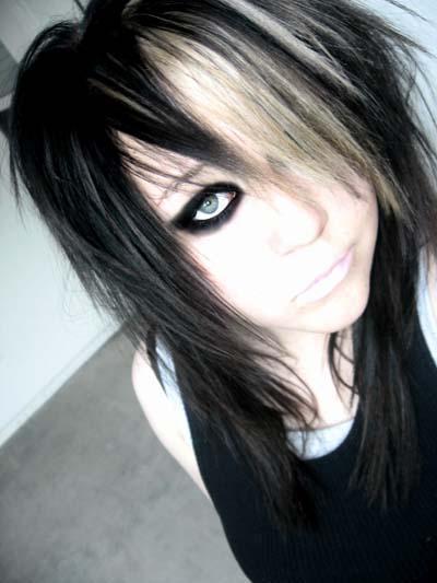 Simply Long Emo Hairstyle for Girls Emo and Scene HAirstyle. Emo