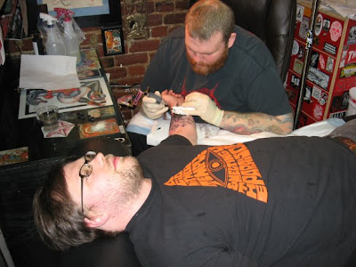New Tattoo! I'm sporting a fresh tattoo from Brian Bruno at Absolute Art in