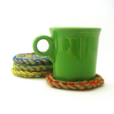 Crochet Summer Coasters + Photos