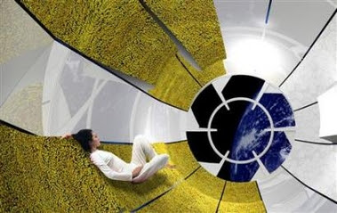 Space hotel An artist impression of the space hotel