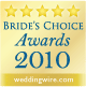 2010 Bride's Choice Award by Wedding Wire