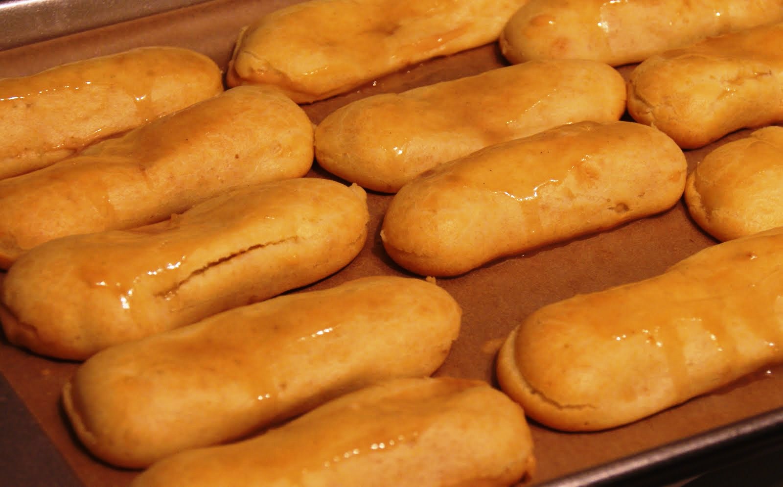 The Bionic Baker Caramel Eclairs